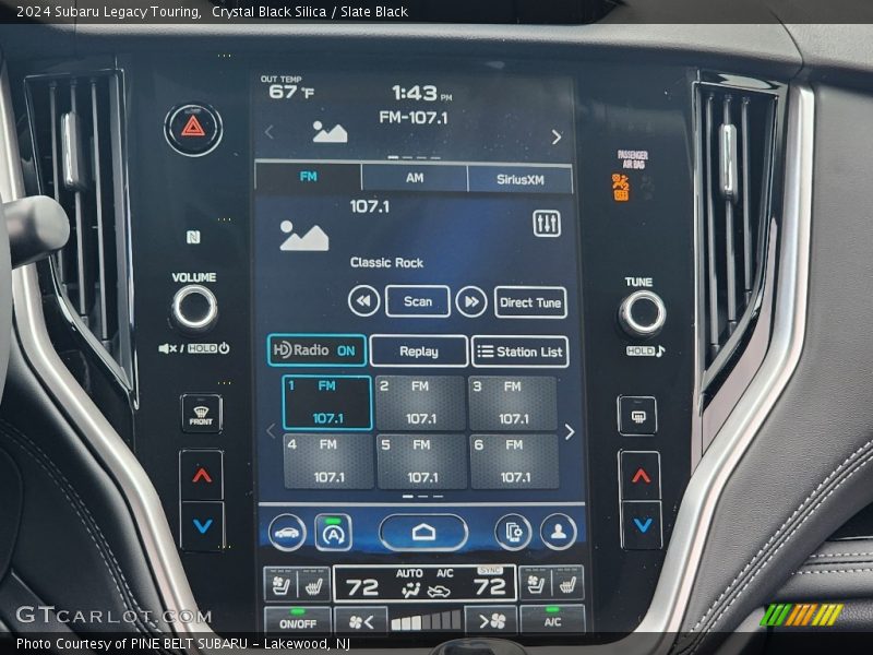 Controls of 2024 Legacy Touring