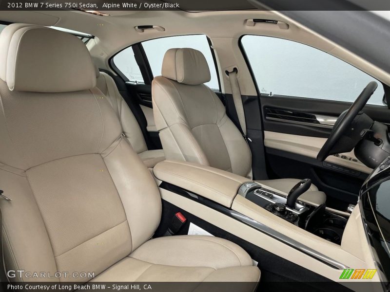 Front Seat of 2012 7 Series 750i Sedan