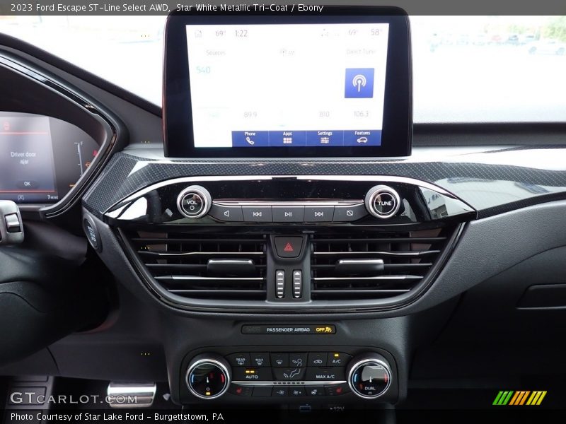 Controls of 2023 Escape ST-Line Select AWD