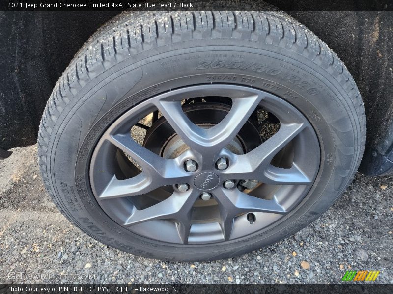 Slate Blue Pearl / Black 2021 Jeep Grand Cherokee Limited 4x4