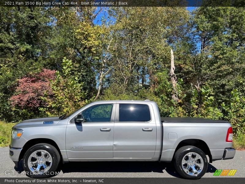  2021 1500 Big Horn Crew Cab 4x4 Billet Silver Metallic