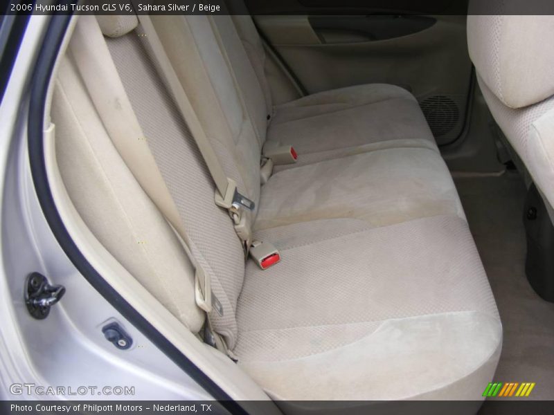 Sahara Silver / Beige 2006 Hyundai Tucson GLS V6