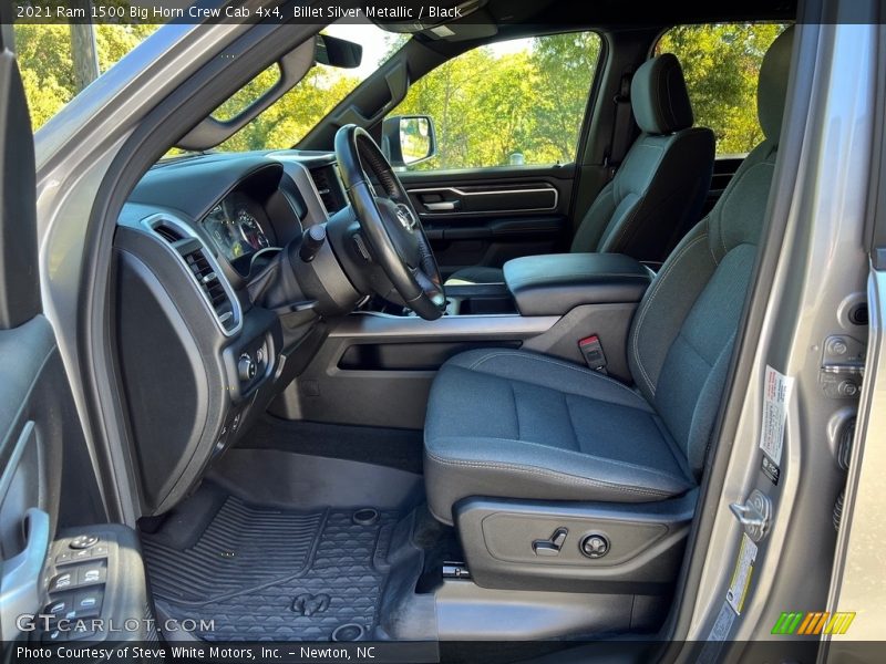 Front Seat of 2021 1500 Big Horn Crew Cab 4x4