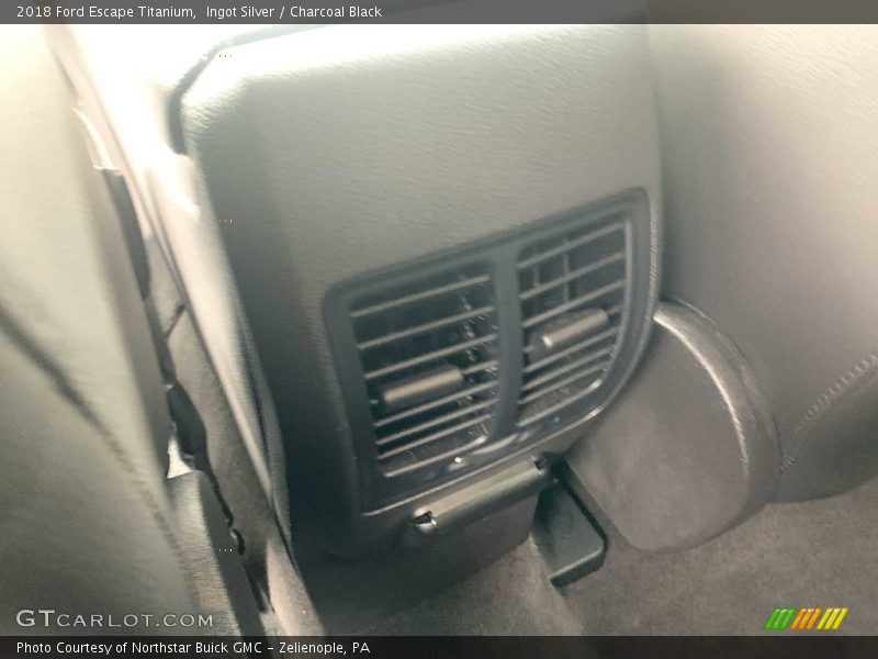 Ingot Silver / Charcoal Black 2018 Ford Escape Titanium