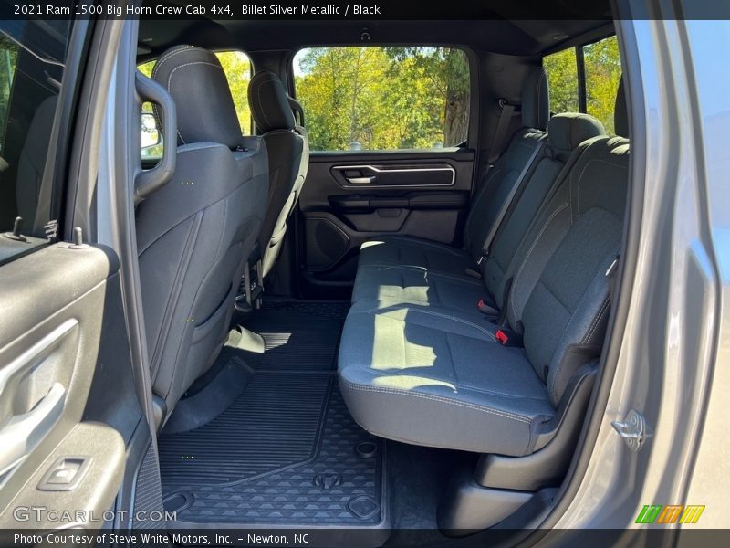 Rear Seat of 2021 1500 Big Horn Crew Cab 4x4