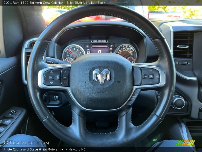  2021 1500 Big Horn Crew Cab 4x4 Steering Wheel