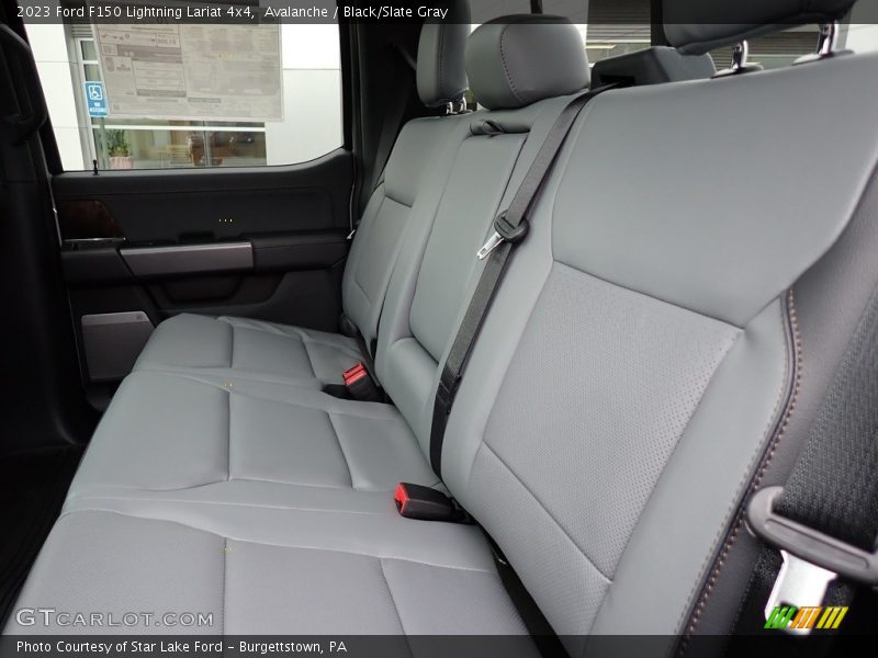 Rear Seat of 2023 F150 Lightning Lariat 4x4