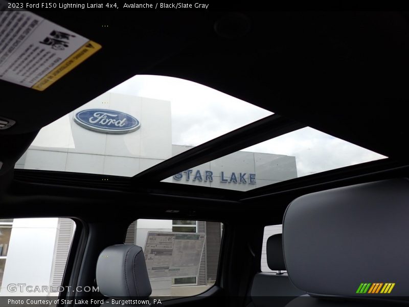 Sunroof of 2023 F150 Lightning Lariat 4x4