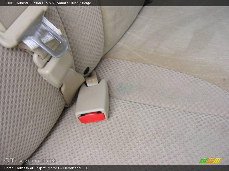 Sahara Silver / Beige 2006 Hyundai Tucson GLS V6