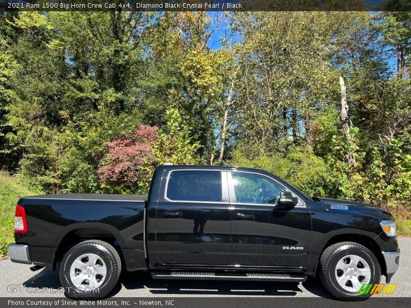  2021 1500 Big Horn Crew Cab 4x4 Diamond Black Crystal Pearl