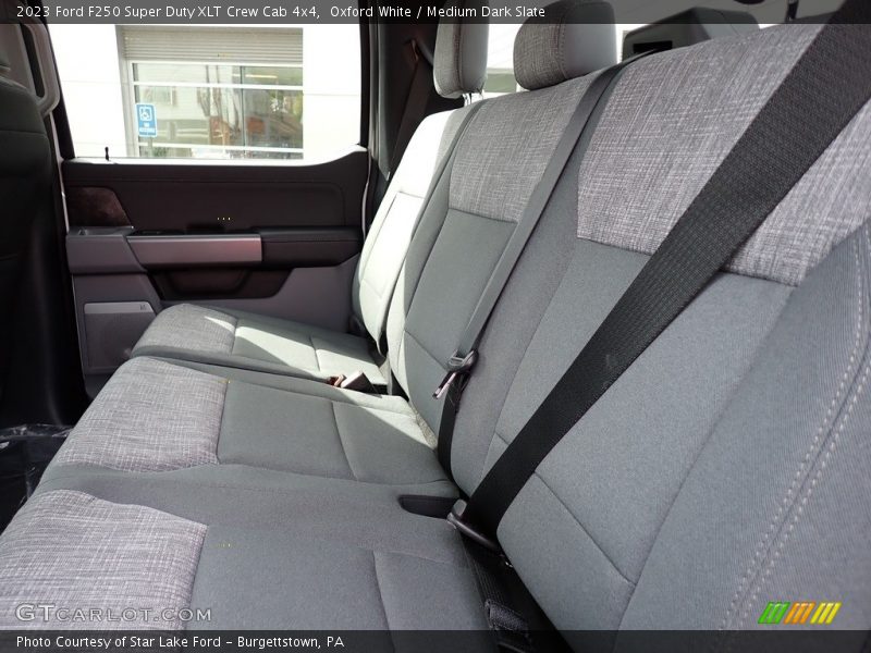 Rear Seat of 2023 F250 Super Duty XLT Crew Cab 4x4