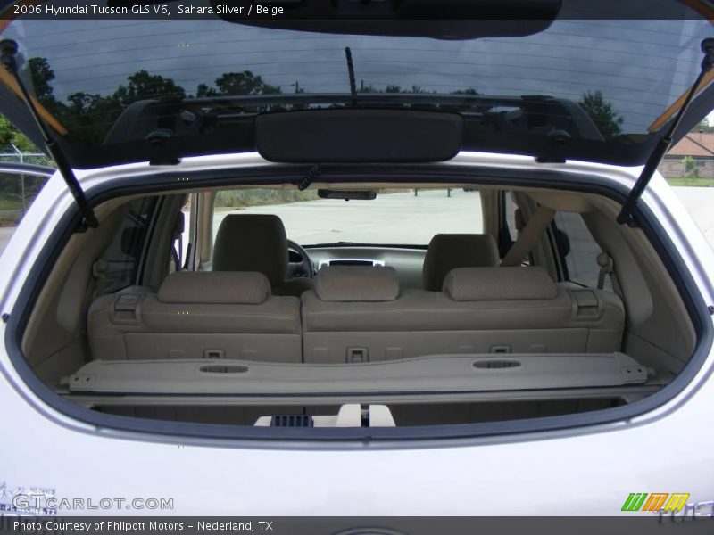 Sahara Silver / Beige 2006 Hyundai Tucson GLS V6
