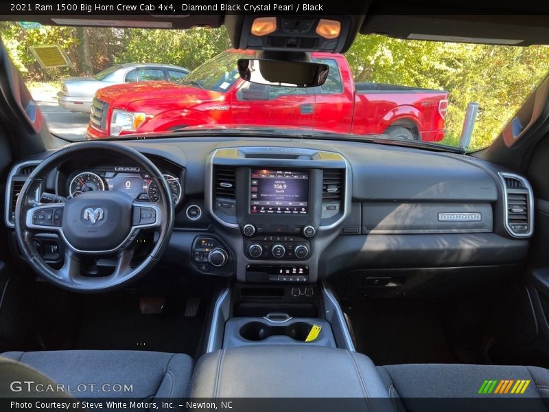 Dashboard of 2021 1500 Big Horn Crew Cab 4x4