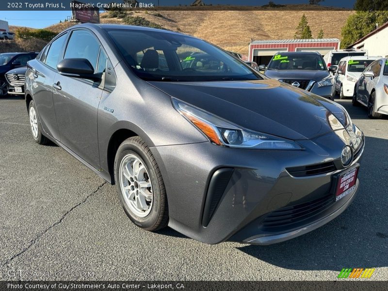 Magnetic Gray Metallic / Black 2022 Toyota Prius L
