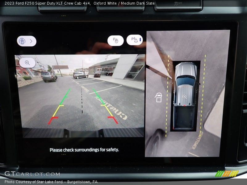 Controls of 2023 F250 Super Duty XLT Crew Cab 4x4