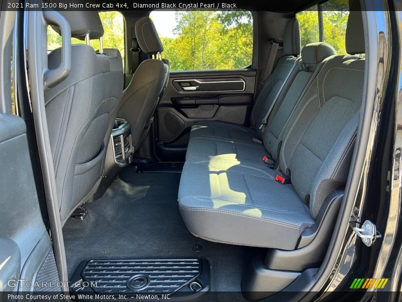 Rear Seat of 2021 1500 Big Horn Crew Cab 4x4