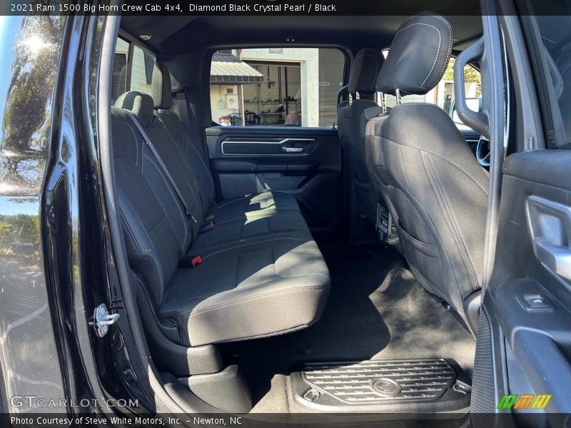 Rear Seat of 2021 1500 Big Horn Crew Cab 4x4