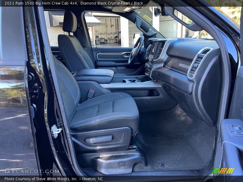 Front Seat of 2021 1500 Big Horn Crew Cab 4x4
