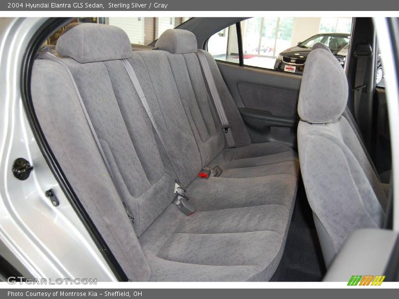 Sterling Silver / Gray 2004 Hyundai Elantra GLS Sedan