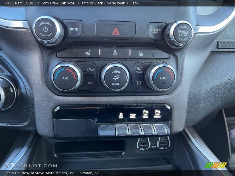 Controls of 2021 1500 Big Horn Crew Cab 4x4