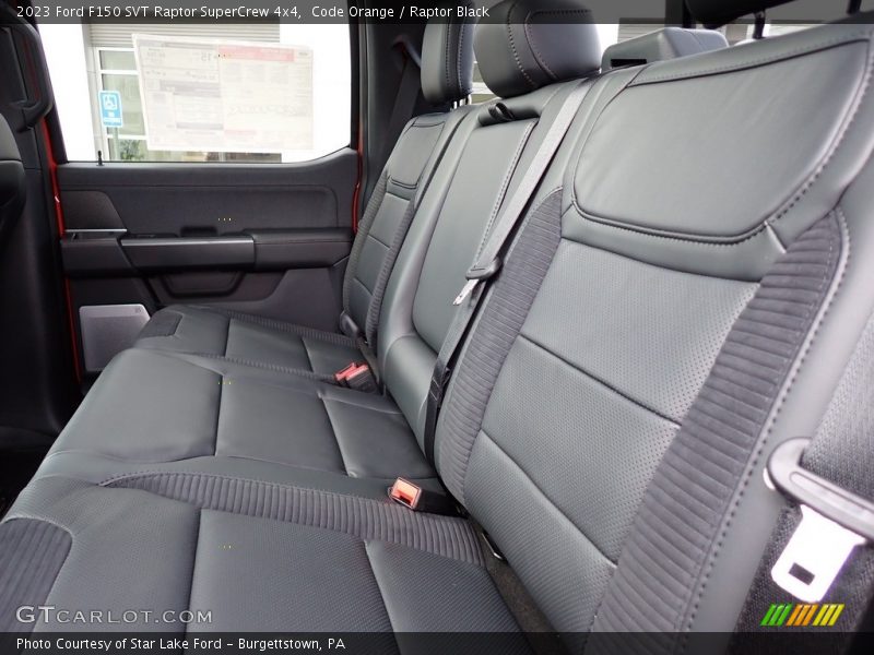 Rear Seat of 2023 F150 SVT Raptor SuperCrew 4x4