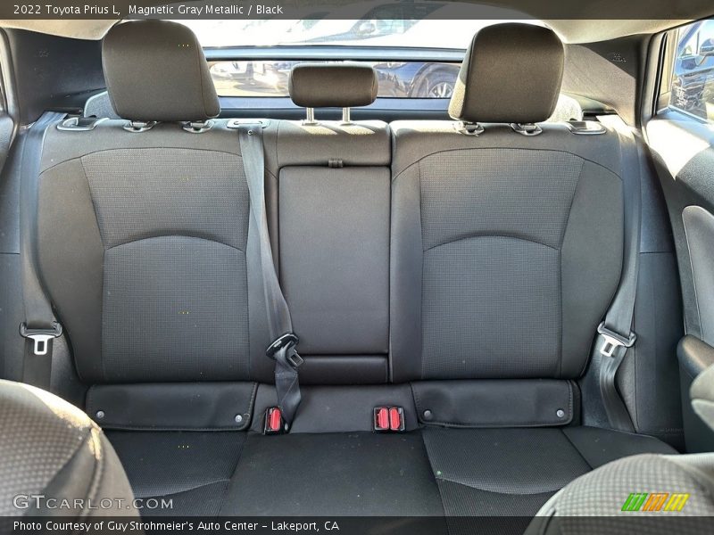 Rear Seat of 2022 Prius L