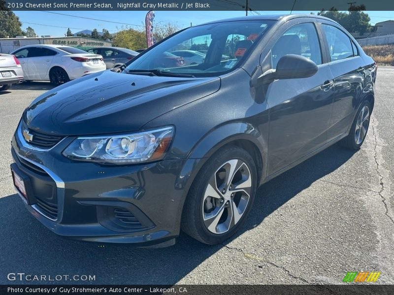 Nightfall Gray Metallic / Jet Black 2019 Chevrolet Sonic Premier Sedan