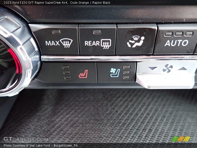 Controls of 2023 F150 SVT Raptor SuperCrew 4x4