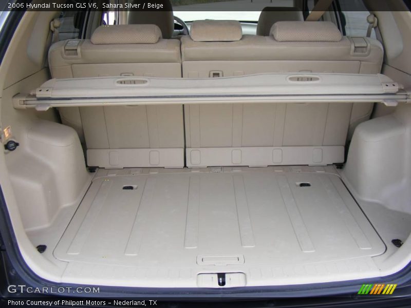 Sahara Silver / Beige 2006 Hyundai Tucson GLS V6