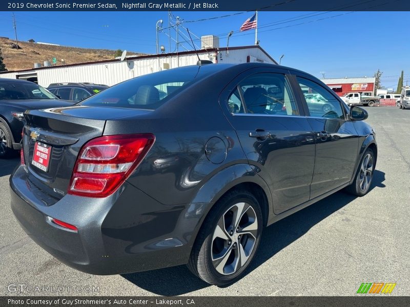 Nightfall Gray Metallic / Jet Black 2019 Chevrolet Sonic Premier Sedan