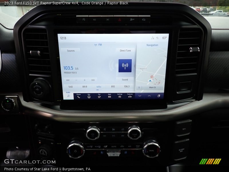 Controls of 2023 F150 SVT Raptor SuperCrew 4x4