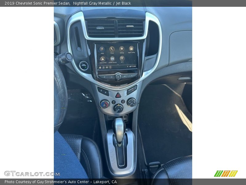 Nightfall Gray Metallic / Jet Black 2019 Chevrolet Sonic Premier Sedan