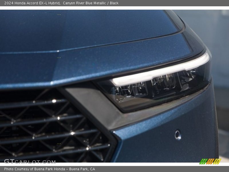 Canyon River Blue Metallic / Black 2024 Honda Accord EX-L Hybrid