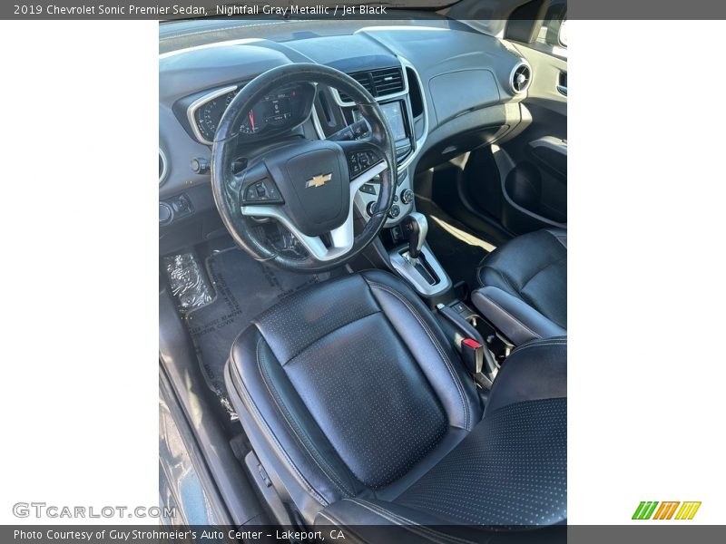 Nightfall Gray Metallic / Jet Black 2019 Chevrolet Sonic Premier Sedan