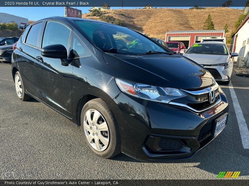 Crystal Black Pearl / Black 2020 Honda Fit LX