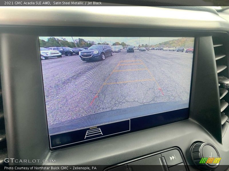 Satin Steel Metallic / Jet Black 2021 GMC Acadia SLE AWD