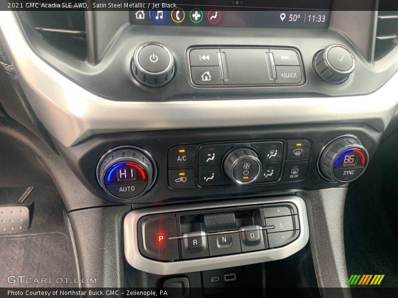 Controls of 2021 Acadia SLE AWD