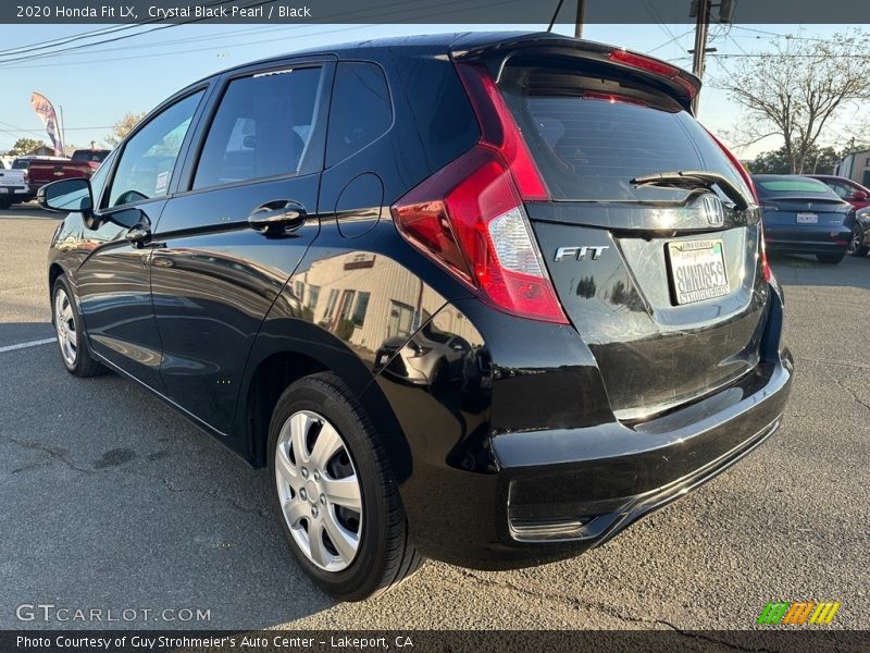 Crystal Black Pearl / Black 2020 Honda Fit LX