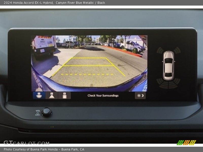 Canyon River Blue Metallic / Black 2024 Honda Accord EX-L Hybrid