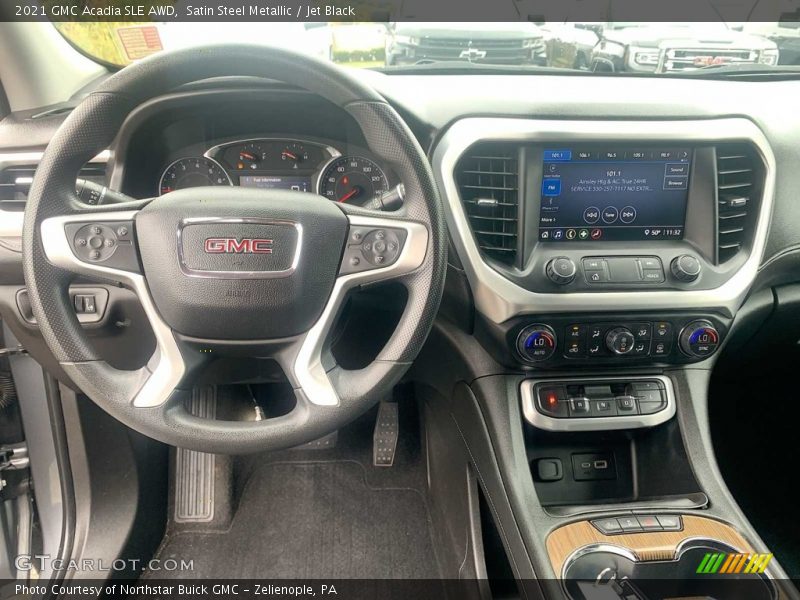 Dashboard of 2021 Acadia SLE AWD