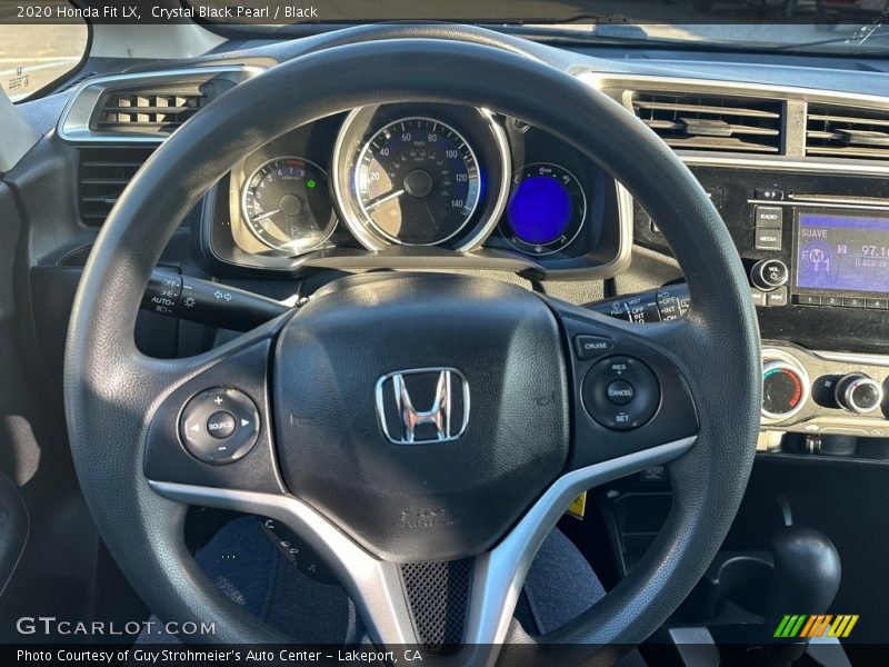 Crystal Black Pearl / Black 2020 Honda Fit LX