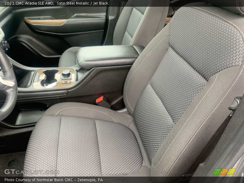 Satin Steel Metallic / Jet Black 2021 GMC Acadia SLE AWD
