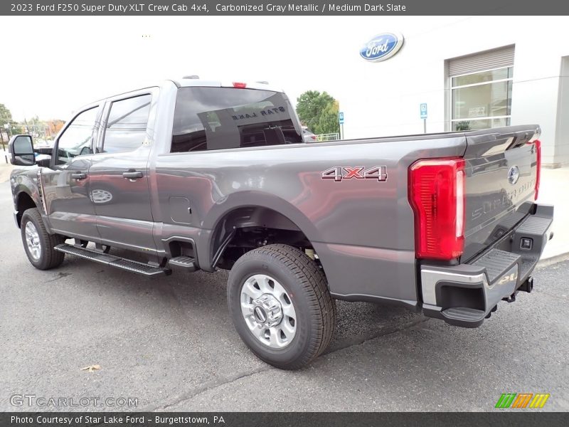 Carbonized Gray Metallic / Medium Dark Slate 2023 Ford F250 Super Duty XLT Crew Cab 4x4