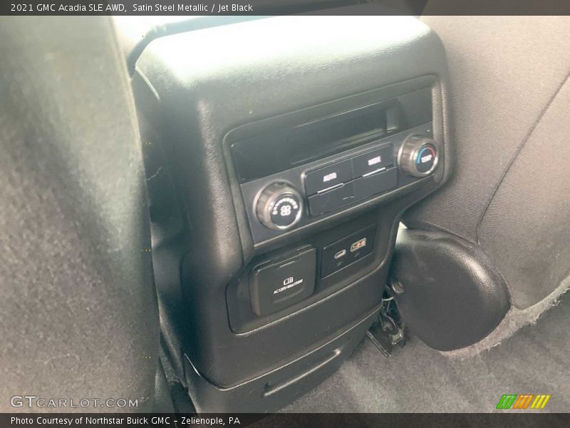 Satin Steel Metallic / Jet Black 2021 GMC Acadia SLE AWD
