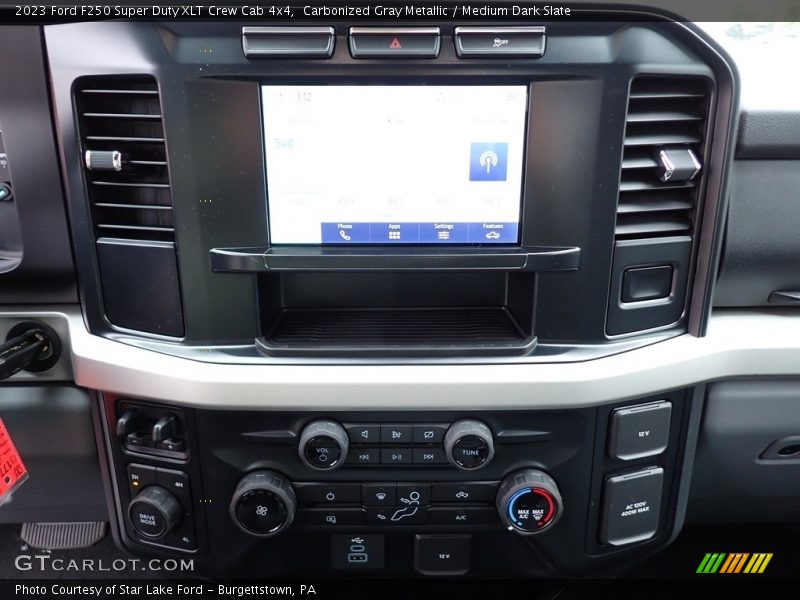 Carbonized Gray Metallic / Medium Dark Slate 2023 Ford F250 Super Duty XLT Crew Cab 4x4