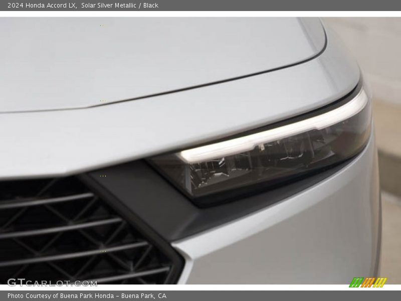 Solar Silver Metallic / Black 2024 Honda Accord LX
