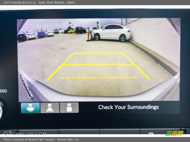 Solar Silver Metallic / Black 2024 Honda Accord LX