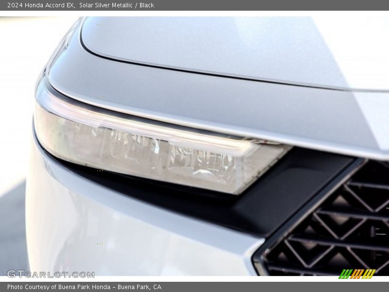 Solar Silver Metallic / Black 2024 Honda Accord EX