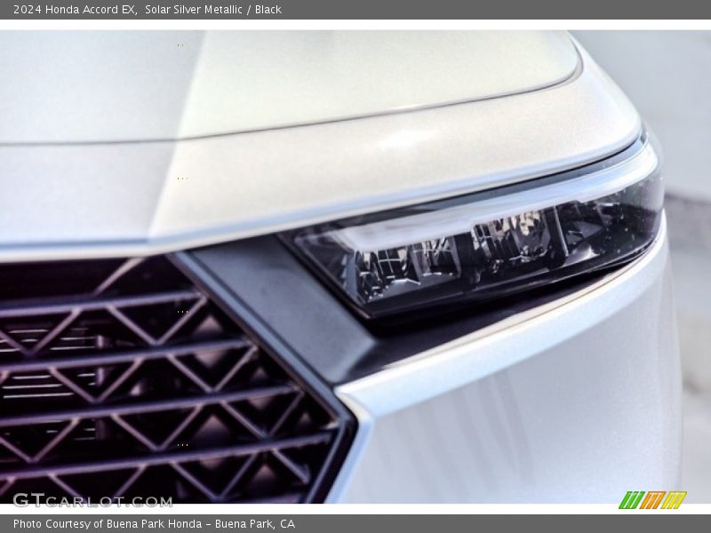 Solar Silver Metallic / Black 2024 Honda Accord EX