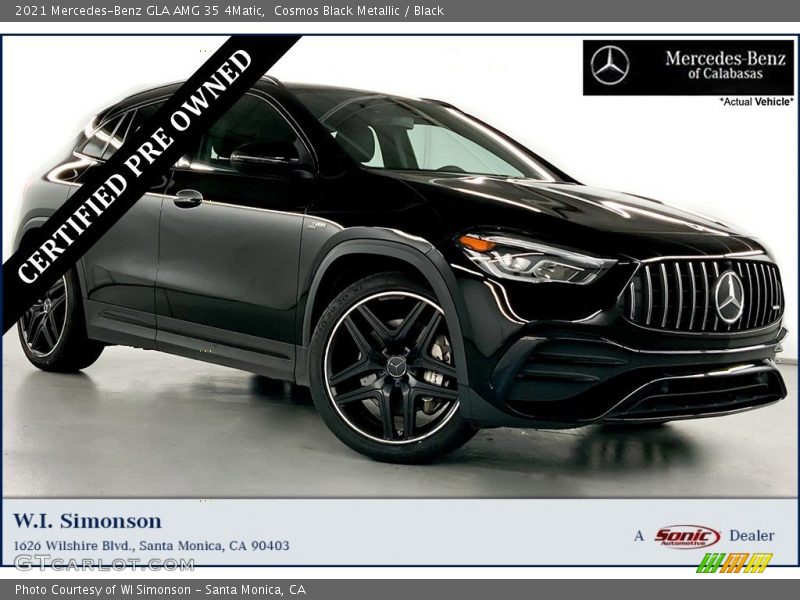 Cosmos Black Metallic / Black 2021 Mercedes-Benz GLA AMG 35 4Matic